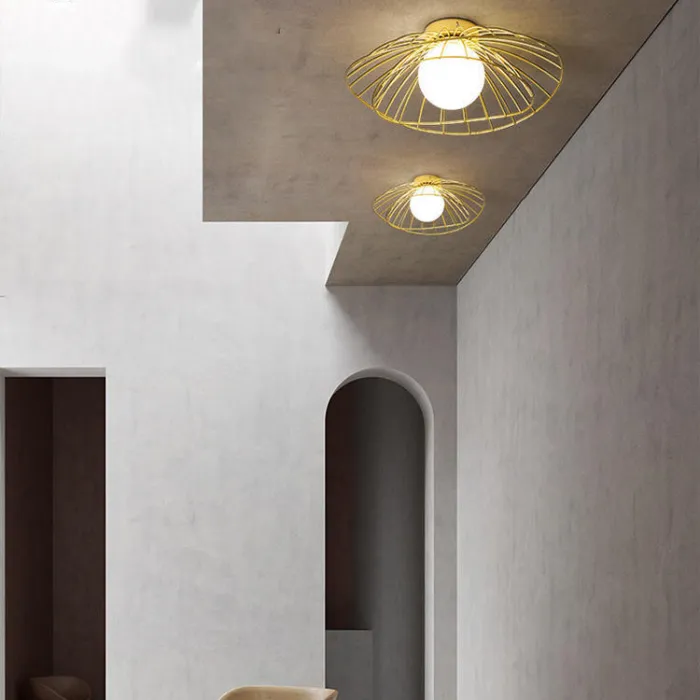 Полоточный светильник JARDIN Gold от ImperiumLoft
