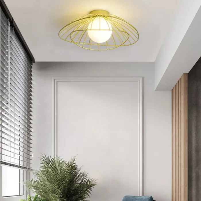 Полоточный светильник JARDIN Gold от ImperiumLoft