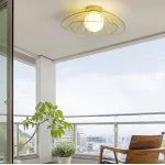 Полоточный светильник JARDIN Gold от ImperiumLoft