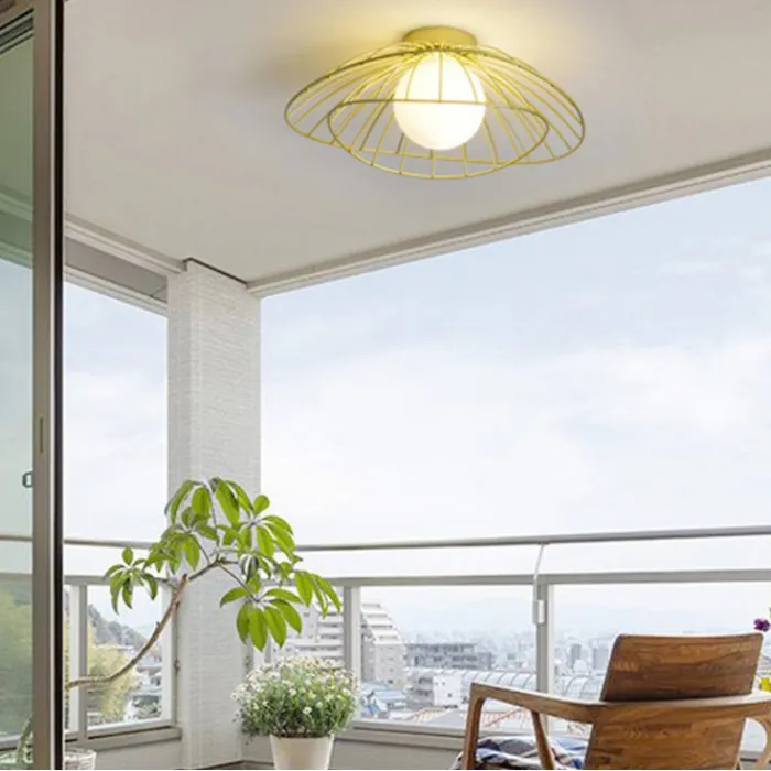 Полоточный светильник JARDIN Gold от ImperiumLoft