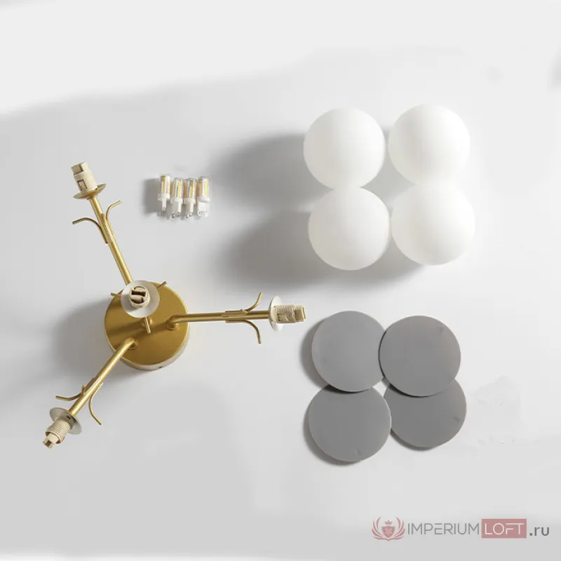 Потолочная люстра MATISSE C SELF D47 White от ImperiumLoft