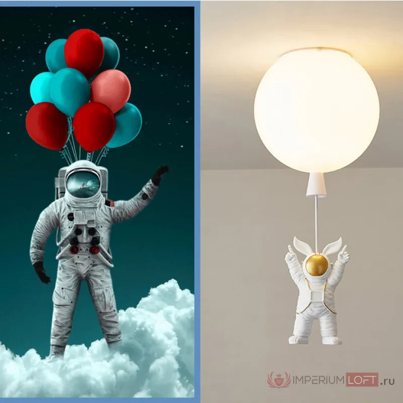 Потолочный светильник MERCURY C D20 Red от ImperiumLoft