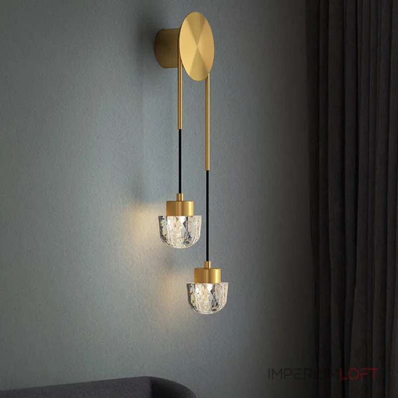 Настенный светильник LYKKE Brass от ImperiumLoft Настенный светильник LYKKE Brass от ImperiumLoft