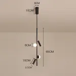 Потолочный светильник SNOTRA L4 Black 3000К от ImperiumLoft