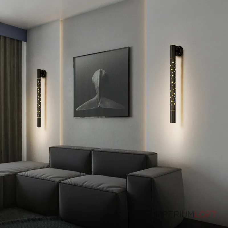 Настенный светильник ALEKSA WALL H60 Black
