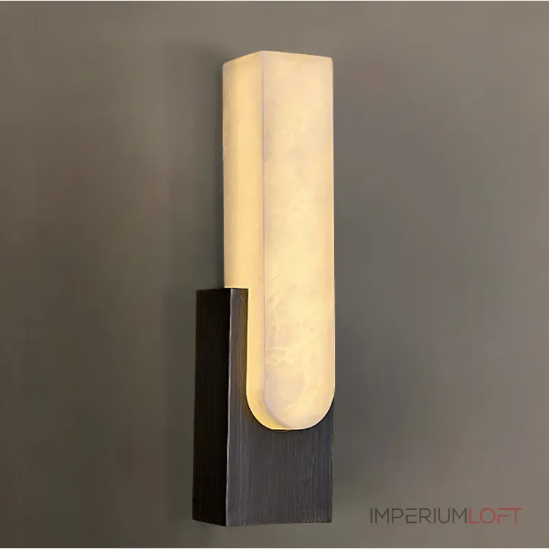 Настенный светодиодный светильник с прямоугольным плафоном из мрамора MIRCA B Bronze от ImperiumLoft Настенный светодиодный светильник с прямоугольным плафоном из мрамора MIRCA B Bronze от ImperiumLoft