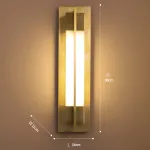 Настенный светильник GLEE C H80 Brass от ImperiumLoft