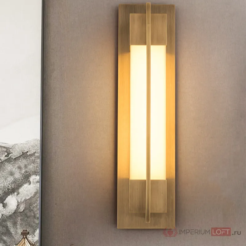 Настенный светильник GLEE C H55 Brass от ImperiumLoft
