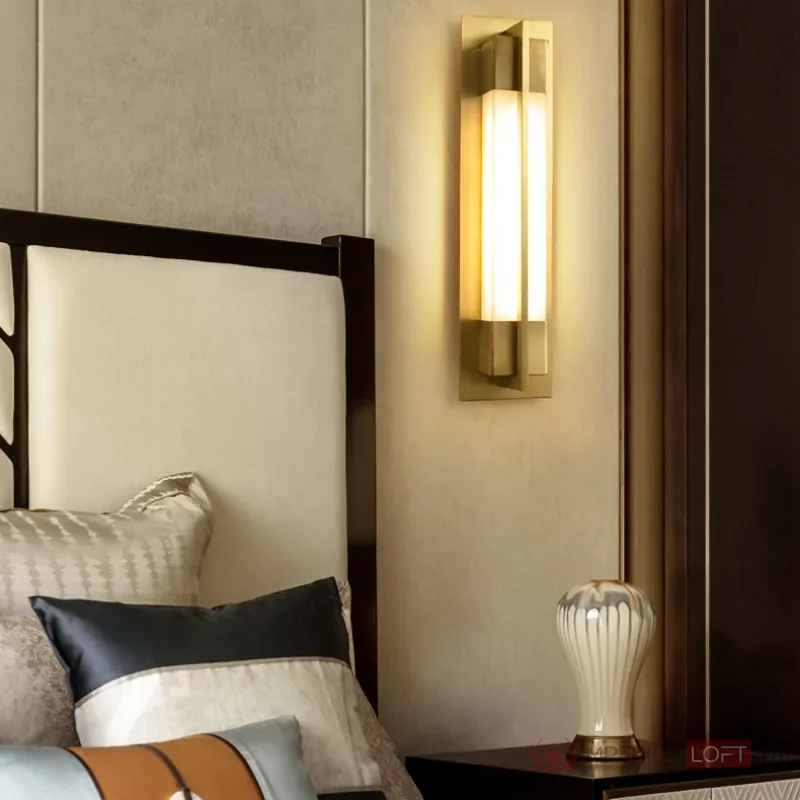 Настенный светильник GLEE C H55 Brass от ImperiumLoft