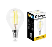 Лампа светодиодная Feron LB-52 E14 7Вт 2700K 25874