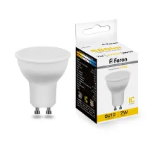 Лампа светодиодная Feron LB-26 GU10 7Вт 2700K 25289