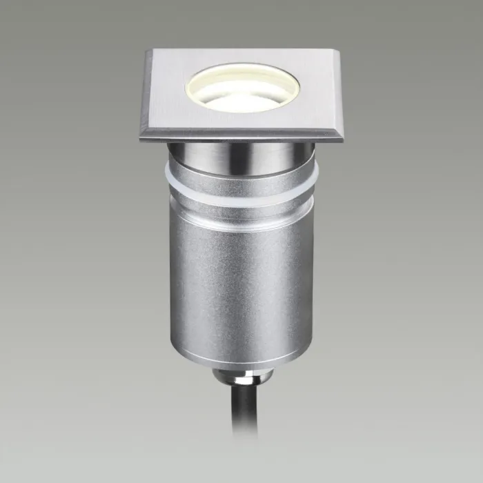 Встраиваемый грунтовый светильник Odeon Light NATURE ODL24 631 6661/1GB IP67 LED 3W 4000K 12V/24V INGRO Чёрный от ImperiumLoft
