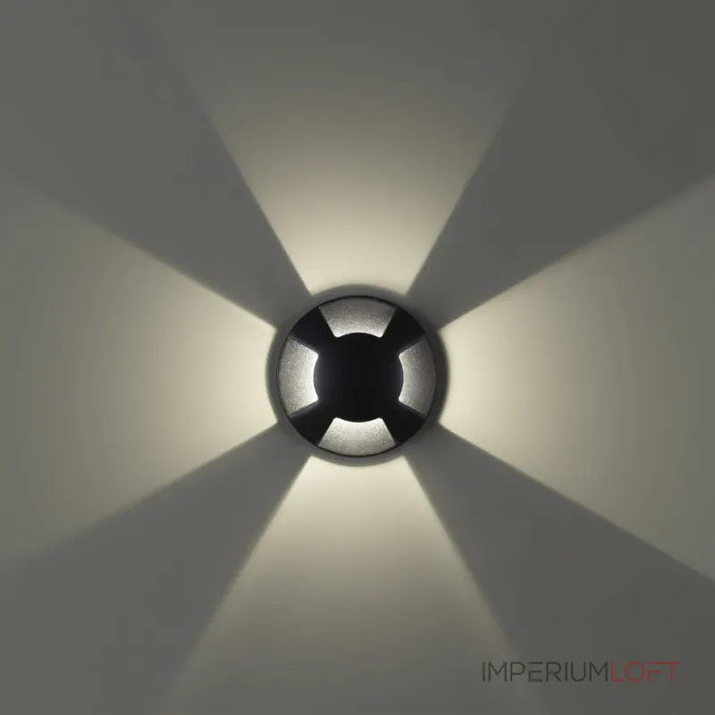 Встраиваемый грунтовый светильник Odeon Light NATURE ODL24 631 6662/3GL IP67 LED 3W 4000K 12V/24V INGRO Чёрный