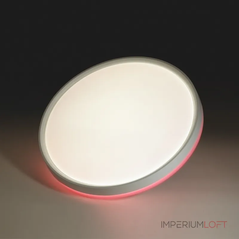 Настенно-потолочный светильник Сонекс COLOR SN 100 7708/EL LED 70Вт 3000-6000К D500 IP43 пульт ДУ KEZO PINK