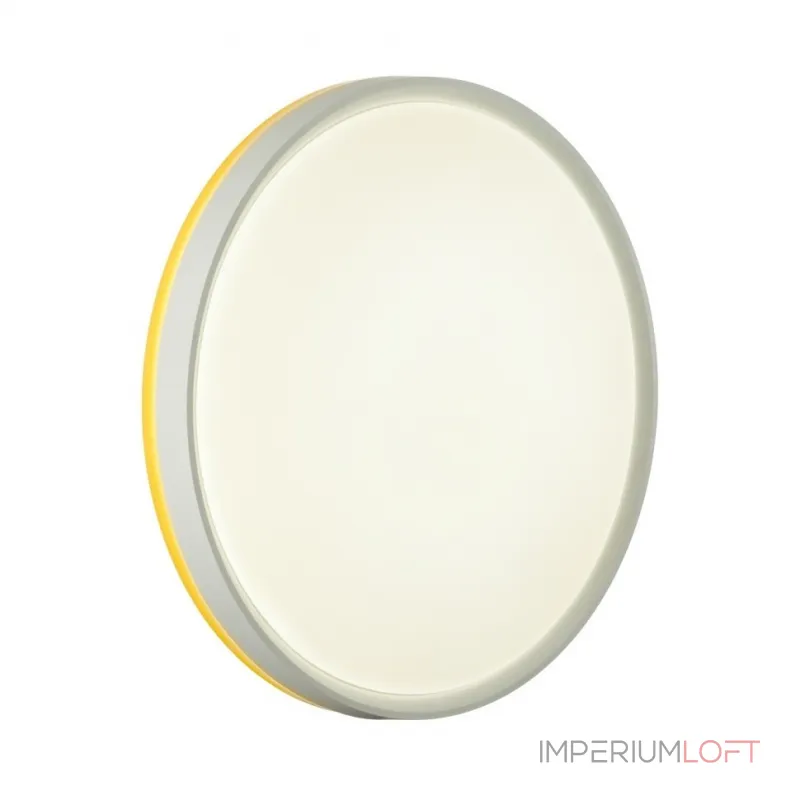Настенно-потолочный светильник Сонекс COLOR SN 100 7709/DL LED 48Вт 4000К D420 IP43 KEZO YELLOW