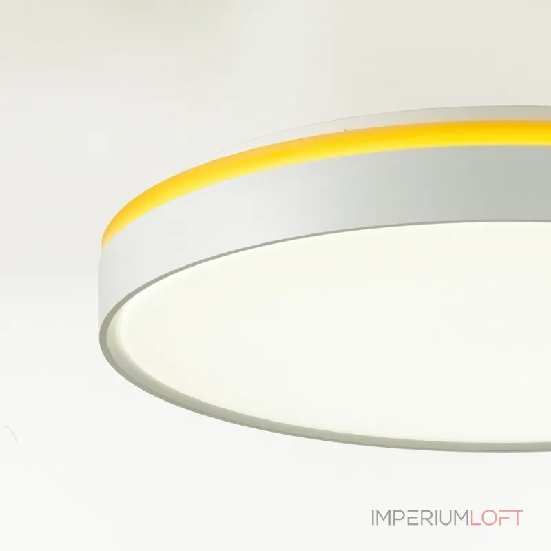 Настенно-потолочный светильник Сонекс COLOR SN 100 7709/DL LED 48Вт 4000К D420 IP43 KEZO YELLOW