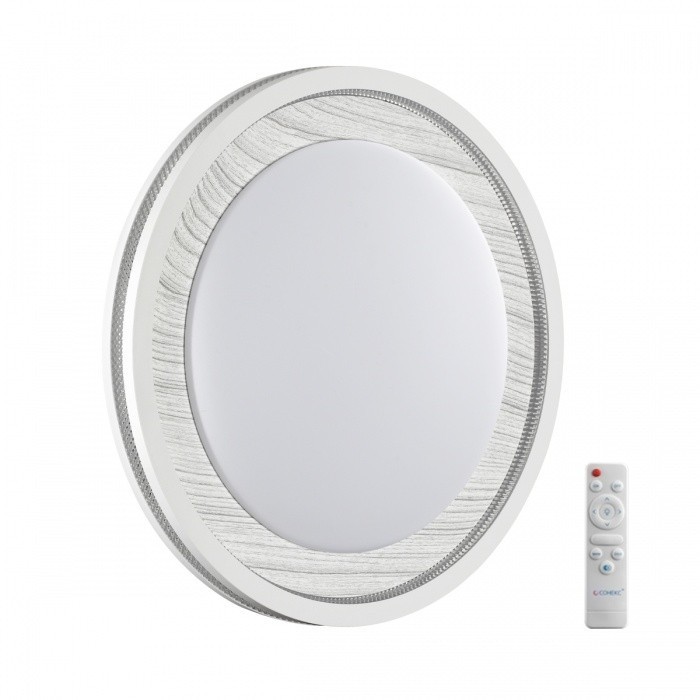 Настенно-потолочный светильник Сонекс COLOR SN 110 7681/EL LED 70Вт 3000-6000K D480 IP43 пульт ДУ MAVI WOOD от ImperiumLoft