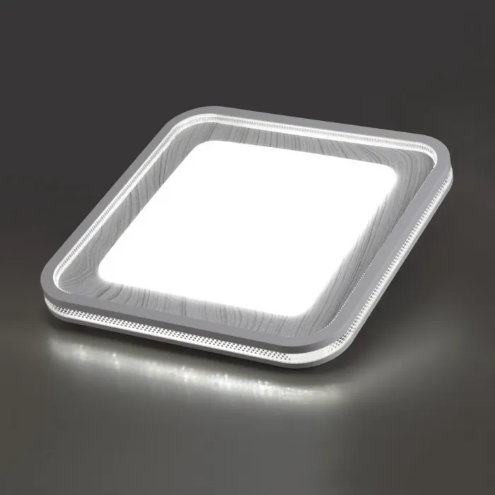 Настенно-потолочный светильник Сонекс COLOR SN 110 7682/EL LED 70Вт 3000-6000K 507х507 IP43 пульт ДУ MAVI WOOD от ImperiumLoft