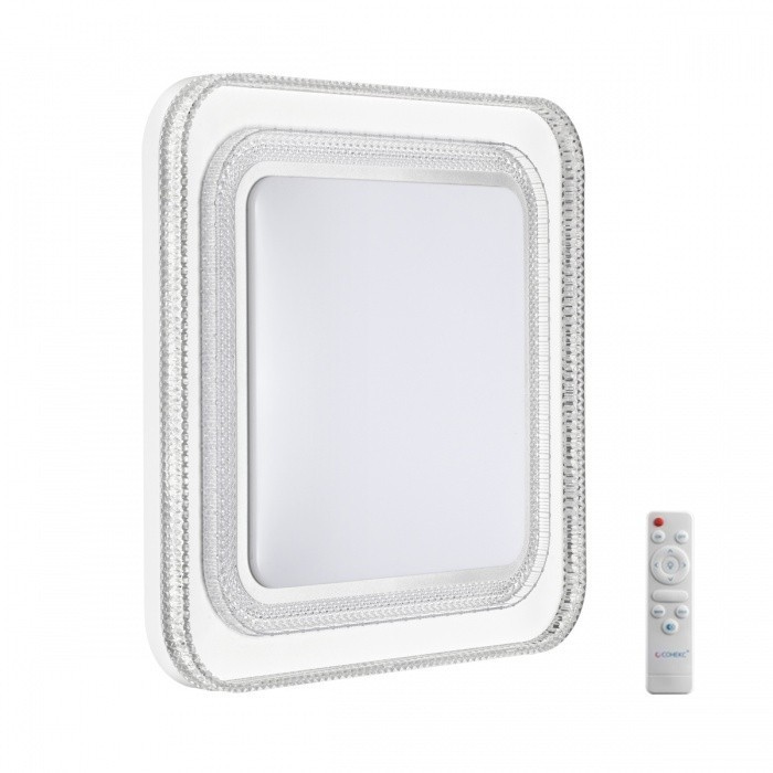 Настенно-потолочный светильник Сонекс MARON SN 130 7685/EL LED 70Вт 3000-6000K 490х490 IP43 пульт ДУ SUZY SILVER от ImperiumLoft