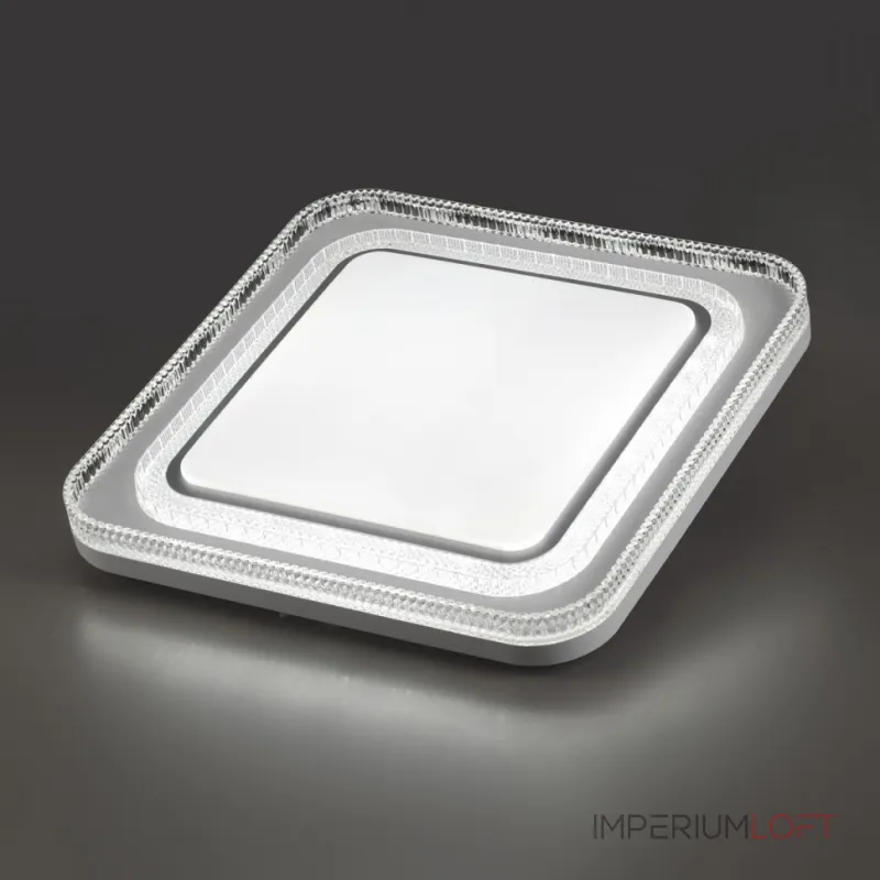 Настенно-потолочный светильник Сонекс MARON SN 130 7685/EL LED 70Вт 3000-6000K 490х490 IP43 пульт ДУ SUZY SILVER