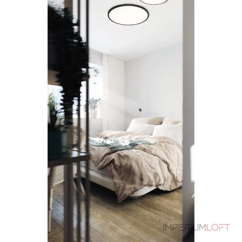 Настенно-потолочный светильник Сонекс MITRA LED SN 54 7660/18L LED 18Вт 3000/4000K D230 IP40 ALFA BLACK от ImperiumLoft