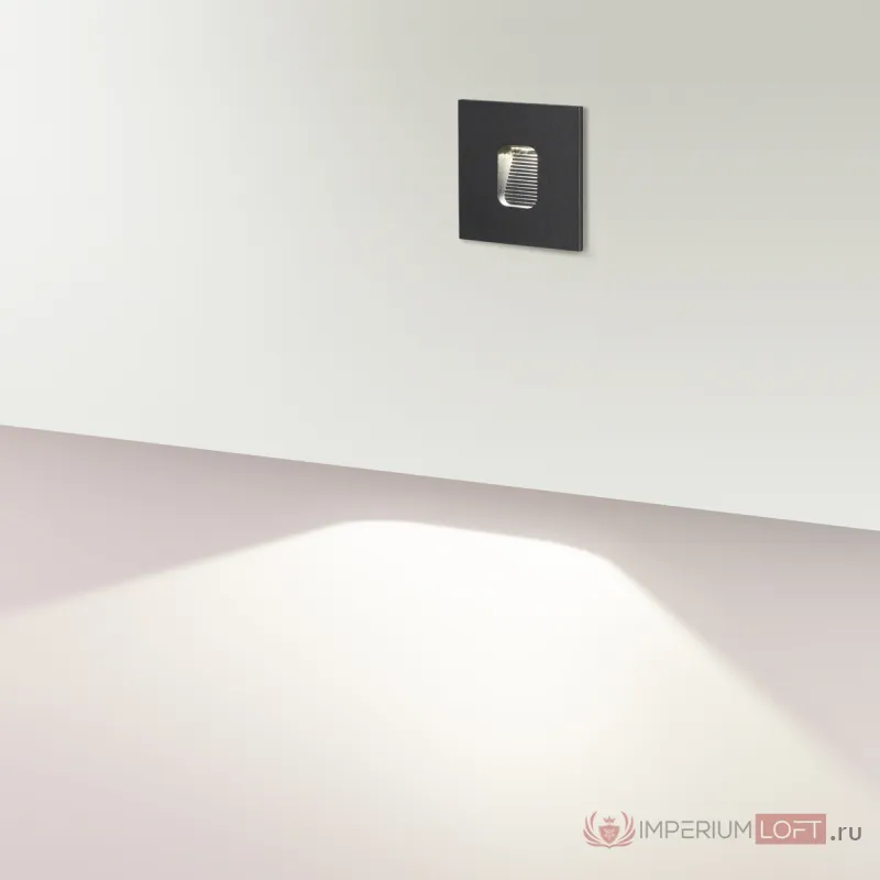 Подсветка лестниц Odeon Light NATURE ODL24 619 6650/1WL IP65 LED 1W 4000K AC85-265V VITTY Чёрный от ImperiumLoft