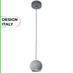 Подвесной светильник Arte Lamp Bender 1 A4323SP-1GY Цвет плафонов серый Цвет арматуры серый от ImperiumLoft
