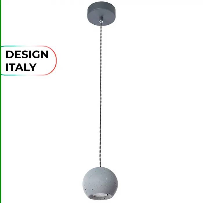 Подвесной светильник Arte Lamp Bender 1 A4323SP-1GY Цвет плафонов серый Цвет арматуры серый от ImperiumLoft