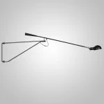  Настенный светильник FLOS Mod 265 Wall Lamp Black by Paolo Rizzatto 205 см от ImperiumLoft