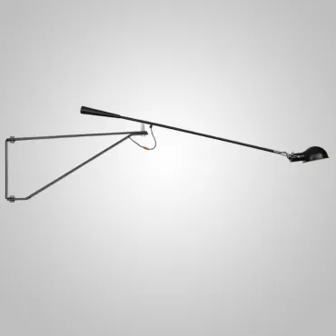  Настенный светильник FLOS Mod 265 Wall Lamp Black by Paolo Rizzatto 205 см от ImperiumLoft