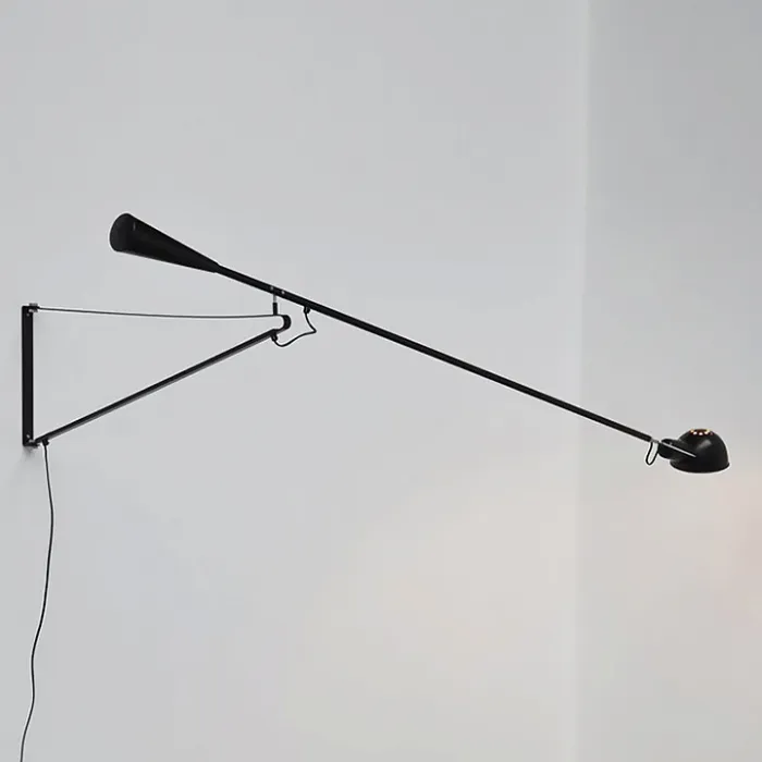  Настенный светильник FLOS Mod 265 Wall Lamp Black by Paolo Rizzatto 205 см от ImperiumLoft