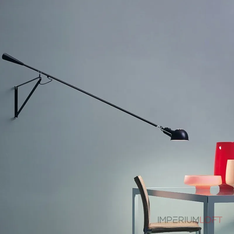 Настенный светильник FLOS Mod 265 Wall Lamp Black by Paolo Rizzatto 205 см Настенный светильник FLOS Mod 265 Wall Lamp Black by Paolo Rizzatto 205 см
