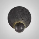 Настенный светильник PHANUEL Black из черного камня