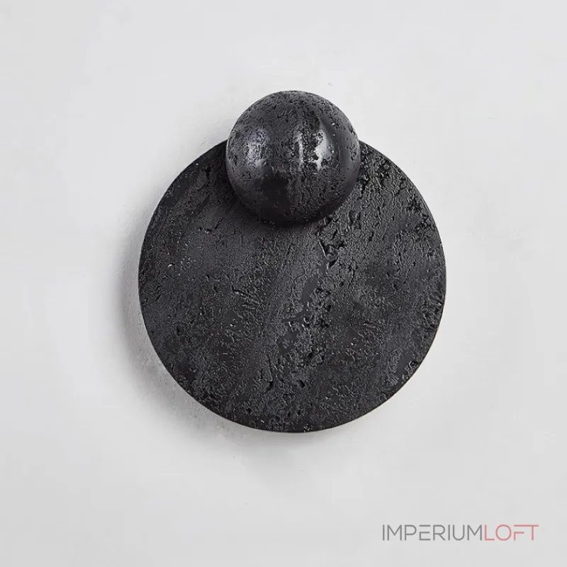 Настенный светильник PHANUEL Black из черного камня