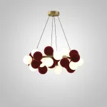 Подвесная люстра LATTE D80 Burgundy