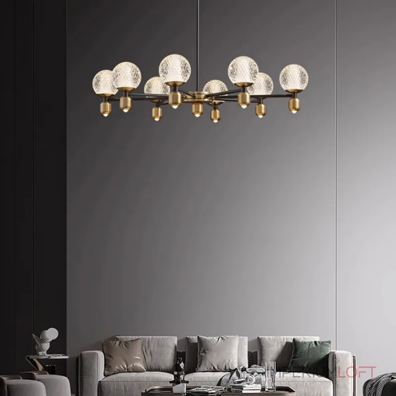 Люстра на штанге HELIUM B L8