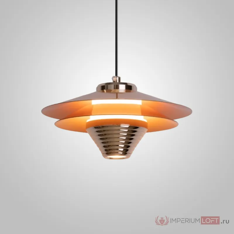 Серия цветных подвесных светодиодных светильников с двойным коническим плафоном из металла LIPPA Orange