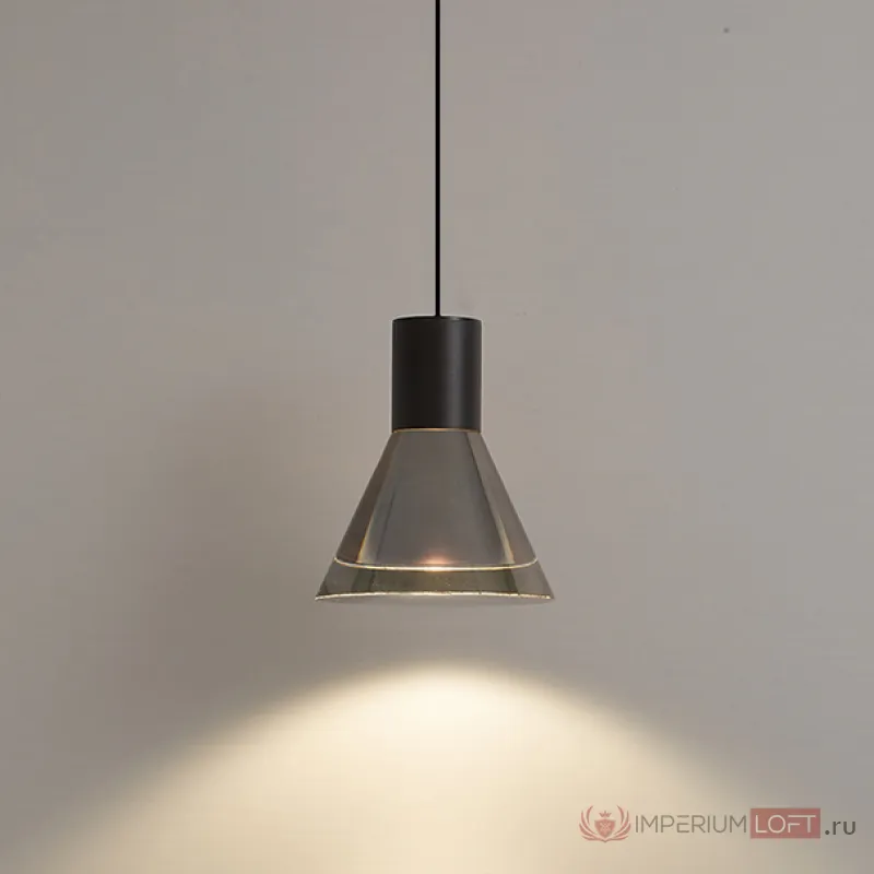 Серия подвесных светодиодных светильников с рассеивателями из цельного акрила цилиндрической и конической формы LEIF C Black