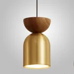 Подвесной светильник PIET WOOD Brass