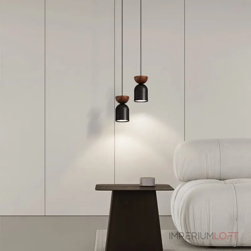 Подвесной светильник PIET WOOD Black