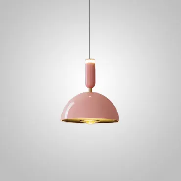 Серия подвесных светодиодных светильников с оптической линзой в корпусе купольной формы с регулировкой высоты подвеса TOFT DOME Pink