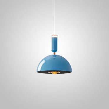 Серия подвесных светодиодных светильников с оптической линзой в корпусе купольной формы с регулировкой высоты подвеса TOFT DOME Blue