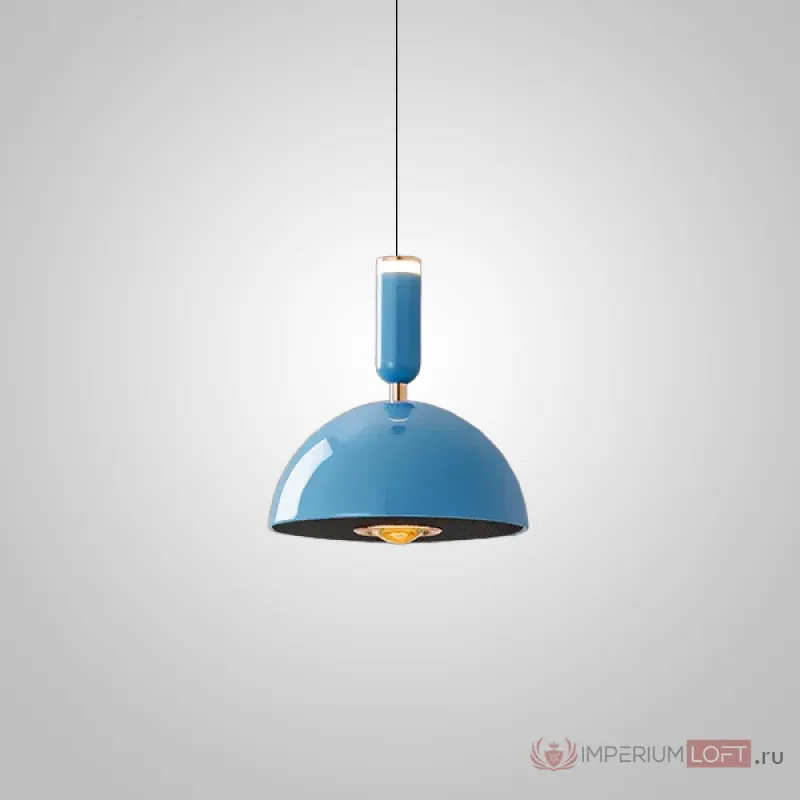 Серия подвесных светодиодных светильников с оптической линзой в корпусе купольной формы с регулировкой высоты подвеса TOFT DOME Blue