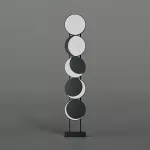 Оригинальный светодиодный торшер из пяти дисков, изображающих разные фазы луны Луна PHASE Оригинальный светодиодный торшер из пяти дисков, изображающих разные фазы луны Луна PHASE