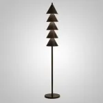 Серия минималистичных светодиодных торшеров в виде стилизованной ёлки из расположенных друг над другом конусов BAUM Green Серия минималистичных светодиодных торшеров в виде стилизованной ёлки из расположенных друг над другом конусов BAUM Green