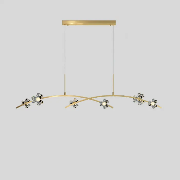 Подвесной светильник CAMILIA ARC L120 Brass от ImperiumLoft
