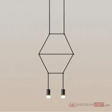Подвесной светильник Via Wireflow Lineal Pendant Light 2 от ImperiumLoft