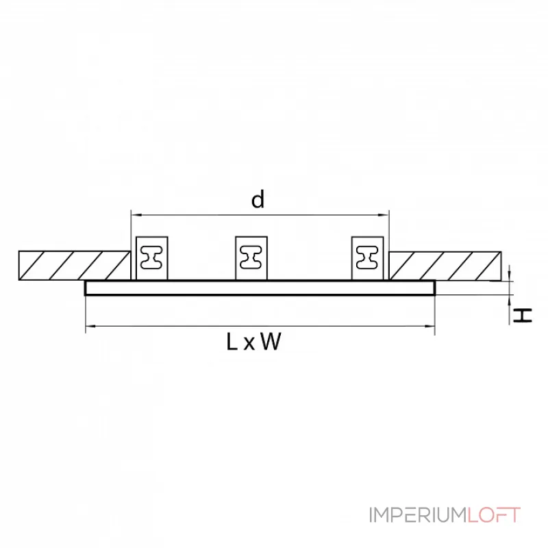 Рамка на 3 светильника Lightstar Intero 16 217536 от ImperiumLoft Рамка на 3 светильника Lightstar Intero 16 217536 от ImperiumLoft