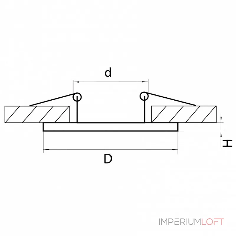 Рамка на 1 светильник Lightstar Intero 111 217916 от ImperiumLoft