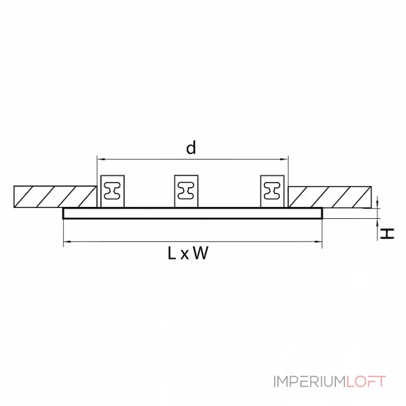 Рамка на 3 светильника Lightstar Intero 16 217537 от ImperiumLoft Рамка на 3 светильника Lightstar Intero 16 217537 от ImperiumLoft